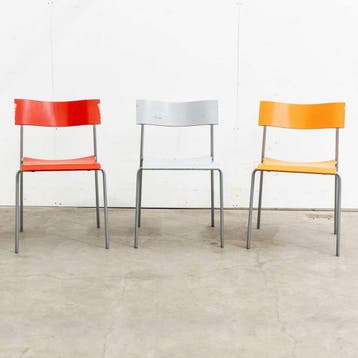 3 Lammhults Campus Chairs Foersom & Hiort-Lorenzen, Ophalen, Gebruikt