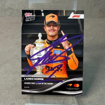 Mclaren - Topps Now - Secures First Victory of the Season, Verzamelen, Nieuw