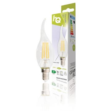 LED Vintage Filament E14 - Kaars - 4.8 W - 470 lm - 2700K, Hobby en Vrije tijd, Ophalen of Verzenden, Nieuw