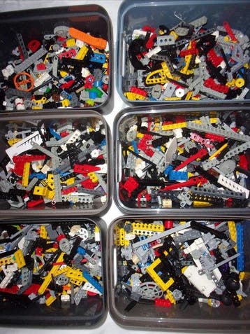 Lego - Assorti - 2,85 kg (netto) Lego Technic, Nieuw