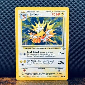 Pokémon Card - Jolteon Holo 4 - Pokémon, Nieuw