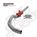 Diamond Eye KIT 5in Catback MFLR RPLCMENT PIPE Single AL:, Ophalen of Verzenden, Nieuw