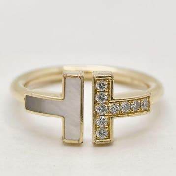 Tiffany & Co. - Ring - 18 karaat Geel goud - t-wire, Nieuw