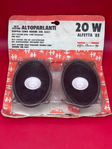 Alfa Romeo Alfetta GTV 75 164 speaker set, Verzenden, Nieuw, Oldtimer onderdelen