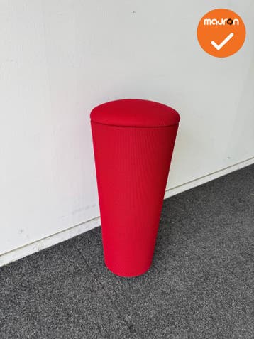 Wilkhahn - sta kruk - Rood - gemêleerde stof - 65cm, Vergader- of Presentatieruimte, Ophalen of Verzenden, Gebruikt, Stoel