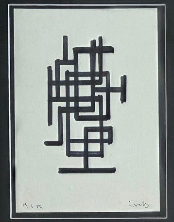 Siep Van Den Berg (1913-1998) - Geometrische compositie