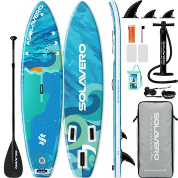 Sup Board - Opblaasbaar Paddle Board - 190 kg - Blauw - SOLA, Watersport en Boten, Verzenden, Zo goed als nieuw