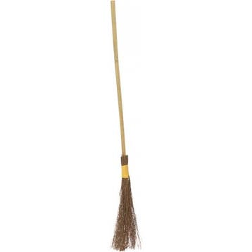 Heksen bezem van hout 100 cm volwassenen - Z Halloween ver.., Verzenden, Nieuw