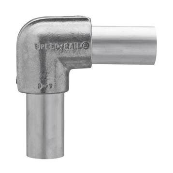 Buiskoppeling Kniestuk Ø 27 mm Aluminium, Verzenden, Nieuw
