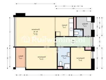 Harderwijk: Net appartement met 3 kamers