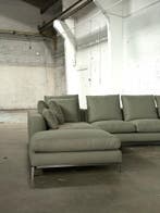 Minotti Andersen | Groen (NIEUWSTAAT), 300 cm of meer, Ophalen of Verzenden, Zo goed als nieuw, Bank Hoekbank Bankstel Bankje Loungebank Banken Chaise Lounge 