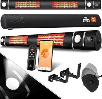 Infrarood Verwarming - Terrasverwarmer - Elektrische Heater, Tuin en Terras, Verzenden, Zo goed als nieuw
