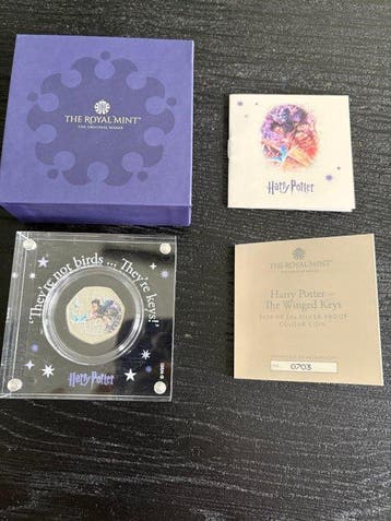 Verenigd Koninkrijk. 50 Pence 2024 Harry Potter – The Winged