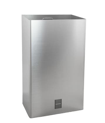 Afvalbak Wandaansluiting - RVS - 300x200x500mm - 30 Liter, Verzenden, Nieuw in verpakking