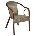 Stoel | VERONA | Aluminium Rotan/Aluminium | Brown |, Verzenden, Nieuw in verpakking