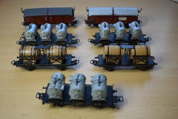 Märklin H0 - diverse - Modeltrein goederenwagonset (7) - 7, Nieuw