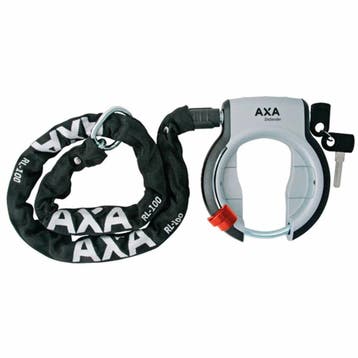 AXA Defender Ringslot Grijs + RLC100 insteekketting Zwart, Verzenden, Nieuw