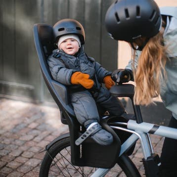 Thule Yepp 2 Maxi fietsstoeltje - achterzitje - Frame, Fietsen en Brommers, Ophalen of Verzenden, Zo goed als nieuw, Thule