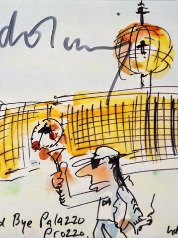 Udo Lindenberg (1946) - Good Bye Palazzo Prozzo - signiert -