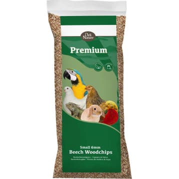 Deli Nature Premium Beukenhoutsnippers 6 mm Fijn 12,5 kg, Dieren en Toebehoren, Verzenden, Nieuw