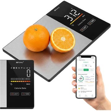 Ruhhy Bluetooth keukenweegschaal 5 kg met Fitdays-app, LE..., Ophalen of Verzenden, Nieuw