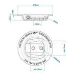 ProPlus Rond sjoroog - staal - Ø 79 mm - zilver - 250 kg..., Auto diversen, Aanhangwagen-onderdelen, Ophalen of Verzenden, Nieuw