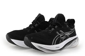 Asics Sportschoenen in maat 38 Zwart, Verzenden, Gedragen, Asics, Sportschoenen