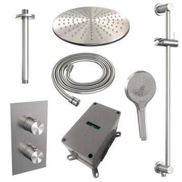 Brauer Brushed Edition Thermostatische Regendoucheset Inbouw, Ophalen of Verzenden, Nieuw