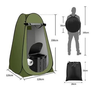 Opvouwbare Outdoor Privacytent voor Kamperen en Roadtrips, Verzenden, Nieuw