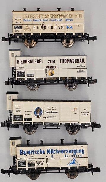 Minitrix N - 13221, 13222, 13412, 13801 - Modeltrein, Nieuw