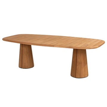 Capri Montera barrel dining tuinset 7 delig 240x110xH75 cm, Tuin en Terras, Ophalen of Verzenden, Nieuw