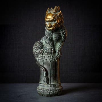 GRATIS VERZENDING Draak / Mythisch wezen - Brons - China