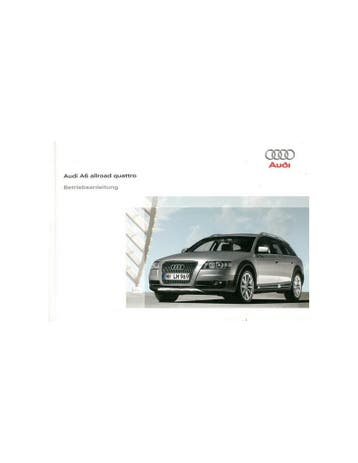 2008 AUDI A6 ALLROAD QUATTRO INSTRUCTIEBOEKJE DUITS