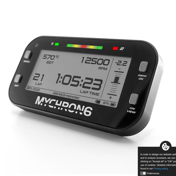 Mychron 6 laptimer NIEUW in doos, Sport en Fitness, Karting, Overige typen, Nieuw, Ophalen of Verzenden