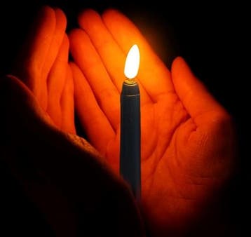 LEDkaars Warmwit / stuk realitische fonkelende vlam Blauw, Ophalen of Verzenden, Nieuw