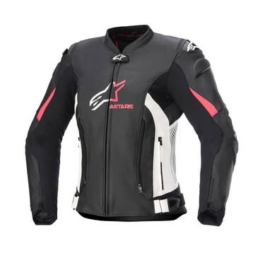 Alpinestars Stella GP Plus V4 Leren Jas Zwart Wit Diva Roze, Nieuw met kaartje, Verzenden, Jas | leer, Alpinestars
