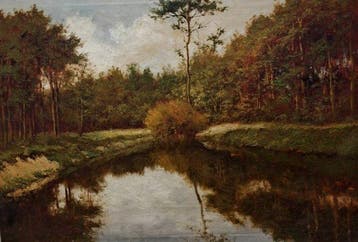 Frans Baaijens (1896-1970) - fraai Twents landschap, Antiek en Kunst, Kunst | Schilderijen | Klassiek