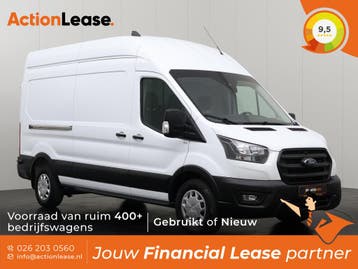 Ford Transit Bestelbus L3 H3 2024 Diesel Handgeschakeld, Auto's, Ford, Zwart, Wit, Nieuw, Transit