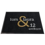 Gepersonaliseerde deurmat - Welkom deurmat met 2 namen, Verzenden, Nieuw