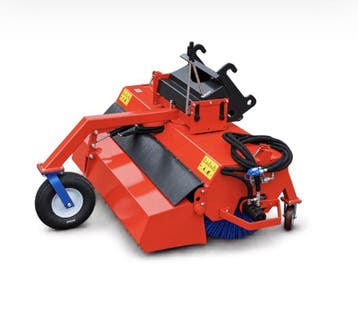 Veegmachine | rolbezem loader minishovel, Ophalen