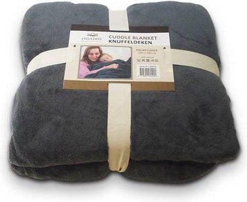Fleece deken XXL met mouwen - plaid met mouwen - 150x200cm, Verzenden, Nieuw
