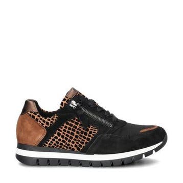 Gabor Comfort Optifit lage sneakers voor dames, Verzenden, Zwart, Gabor, Nieuw