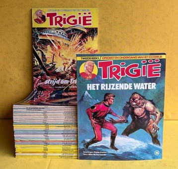 Trigië 1 t/m 35 - Complete reeks SC - 35 Album - Eerste, Nieuw