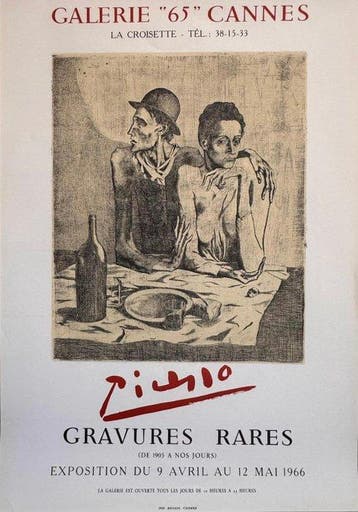 Pablo Picasso (1881-1973) - Gravures Rares, Galerie 65,