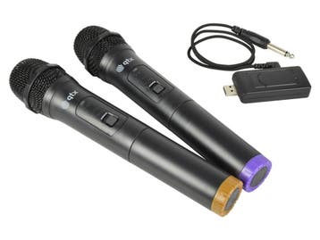 QTX U-Mic Dubbele Draadloze USB Microfoon UHF 863.2 Mhz +, Verzenden, Nieuw, Overige typen