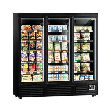 GGM Gastro | Wandkoelmeubel - 1890mm - 1539 liter - 3 glazen, Verzenden, Nieuw