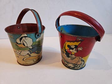 Donald Duck, Mickey Mouse - 2 Toy - Ohio Art Co. - 1939, Nieuw