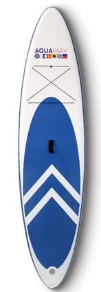 2dekans | Aquaparx Opblaasbaar SUP Board 330 cm Wit/Blauw –, Watersport en Boten, Ophalen of Verzenden, Zo goed als nieuw
