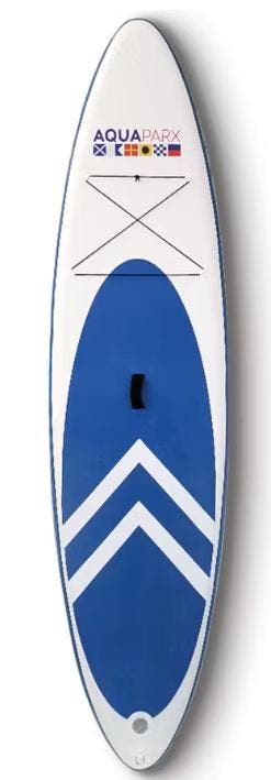 2dekans | Aquaparx Opblaasbaar SUP Board 330 cm Wit/Blauw –, Ophalen of Verzenden, Zo goed als nieuw
