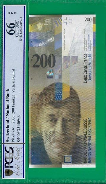 Zwitserland. - 200 franken 2006 - Pick 73c (Zonder